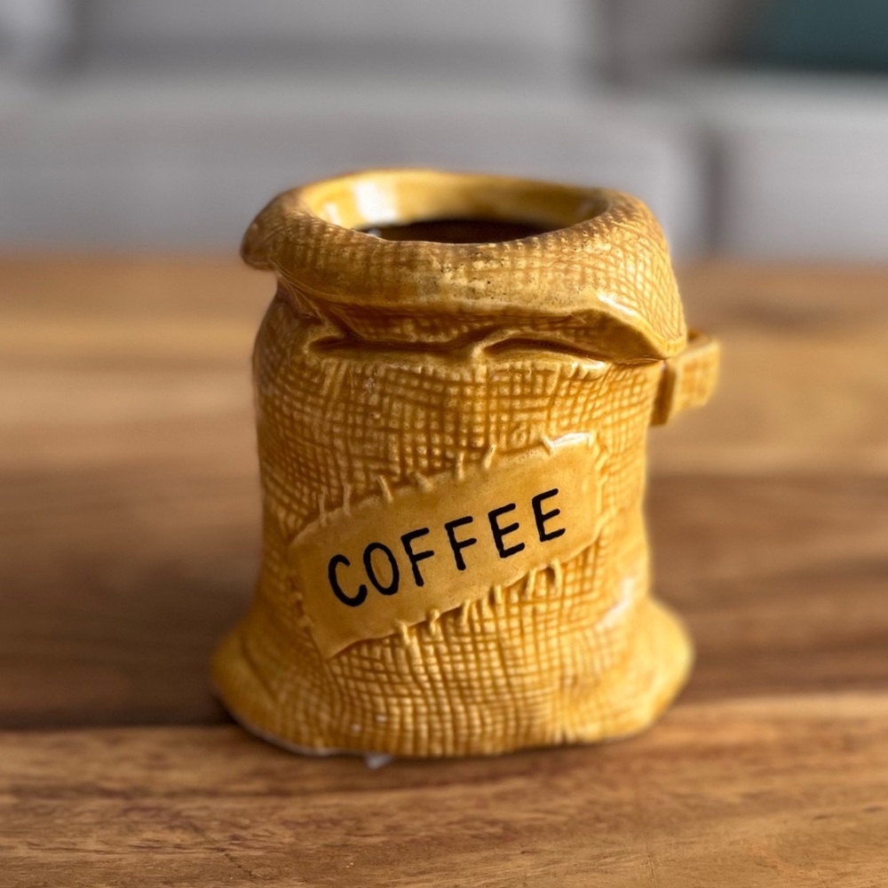 Vintage coffee canister /vase